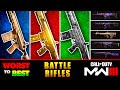 Mw3 battle rifles ranked worst to best modern warfare 3