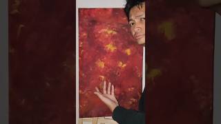 me explaining my abstract art: