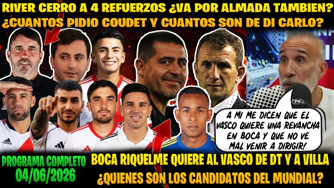 River y Boca: el bombazo de refuerzos que sacude al fútbol argentino