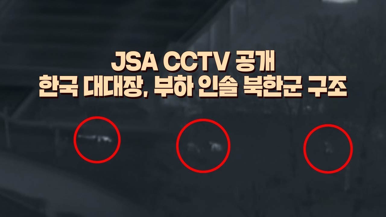 JSA CCTV 공개…한국 대대장, 부하 인솔 북한군 구조 - YouTube