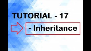 Tutorial-17 by Singh Mam | OOP | Inheritance concept | Java tutorial for beginner in hindi👈👈👈👈