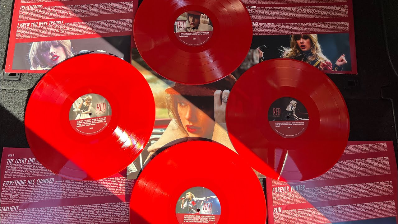 Mini Vinyl RED taylor's Version Taylor Swift -  Israel