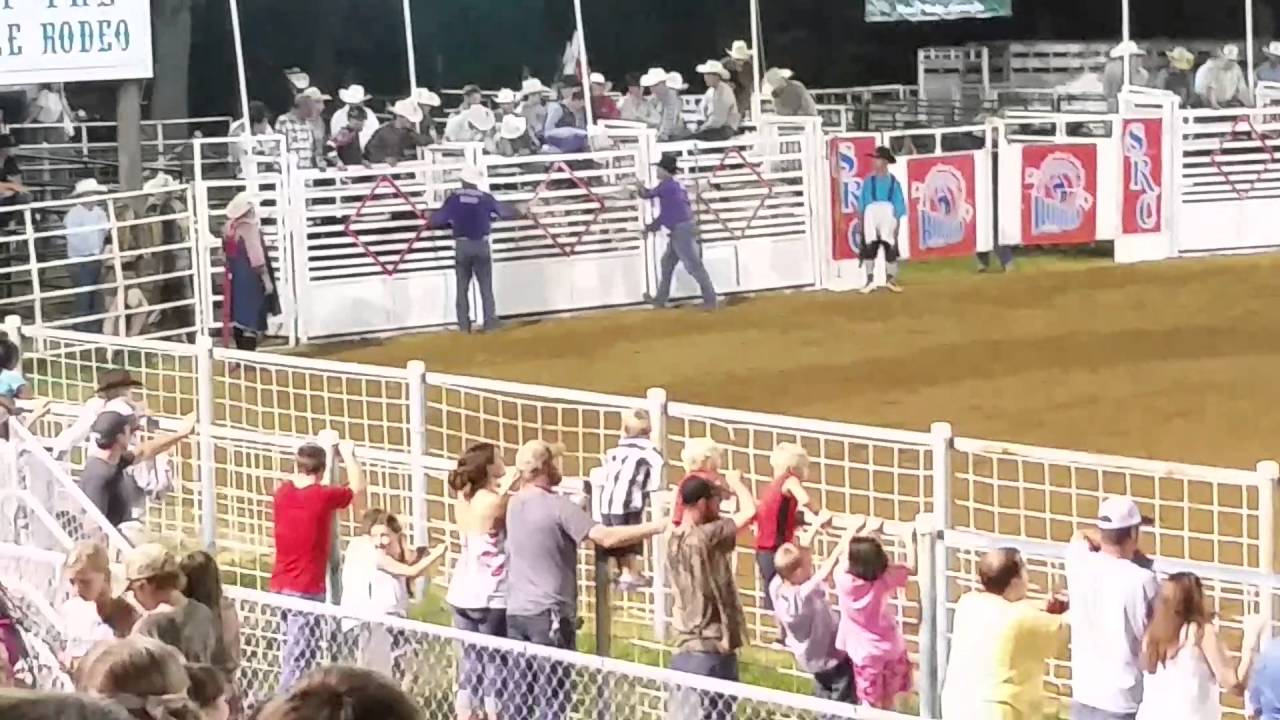 Bull riding at Shady Dale Rodeo YouTube