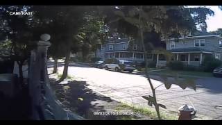Woman Dumping Trash