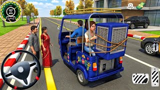 Tuk Tuk Rickshaw Driving 3D: Complete Every Passenger Route Auto Rickshaw Driving - Android GamePlay screenshot 4
