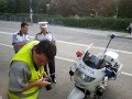 Vicenţiu Nechita, poliţist la Rutieră, a lovit cu motocicleta un biciclist, pe trecerea de pietoni de la Mausoleul Sud din Focşani