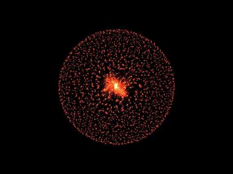 1M particles gravity simulation