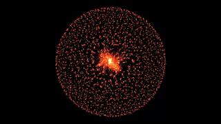 1M particles gravity simulation