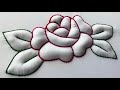 Hand Embroidery: Wonderful Fluffy Flower Embroidery / Quilting Flower