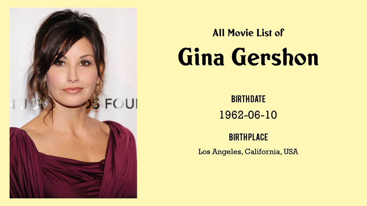 Gina Gershon Movies list Gina Gershon Filmography of Gina Gershon