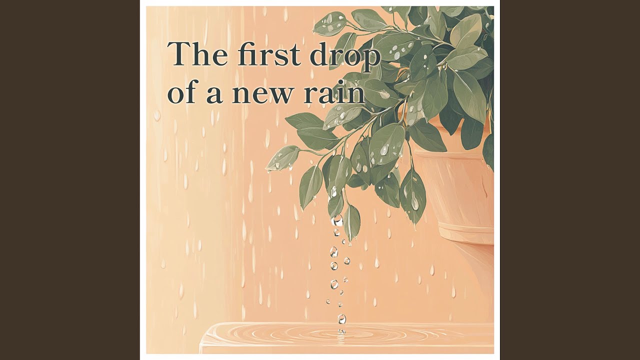 The first drop of a new rain