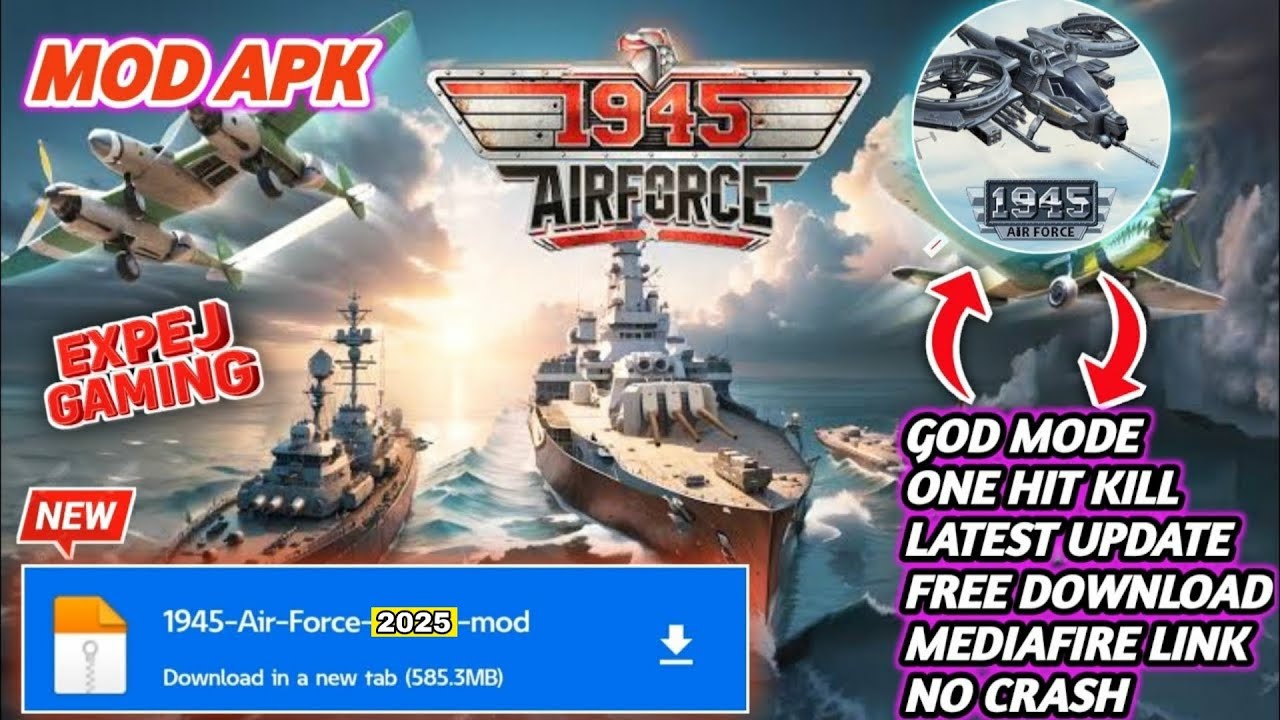 1945 Air Force Mod Apk | 1945 Air Force Mod Menu | 1945 AirForce Mod Apk