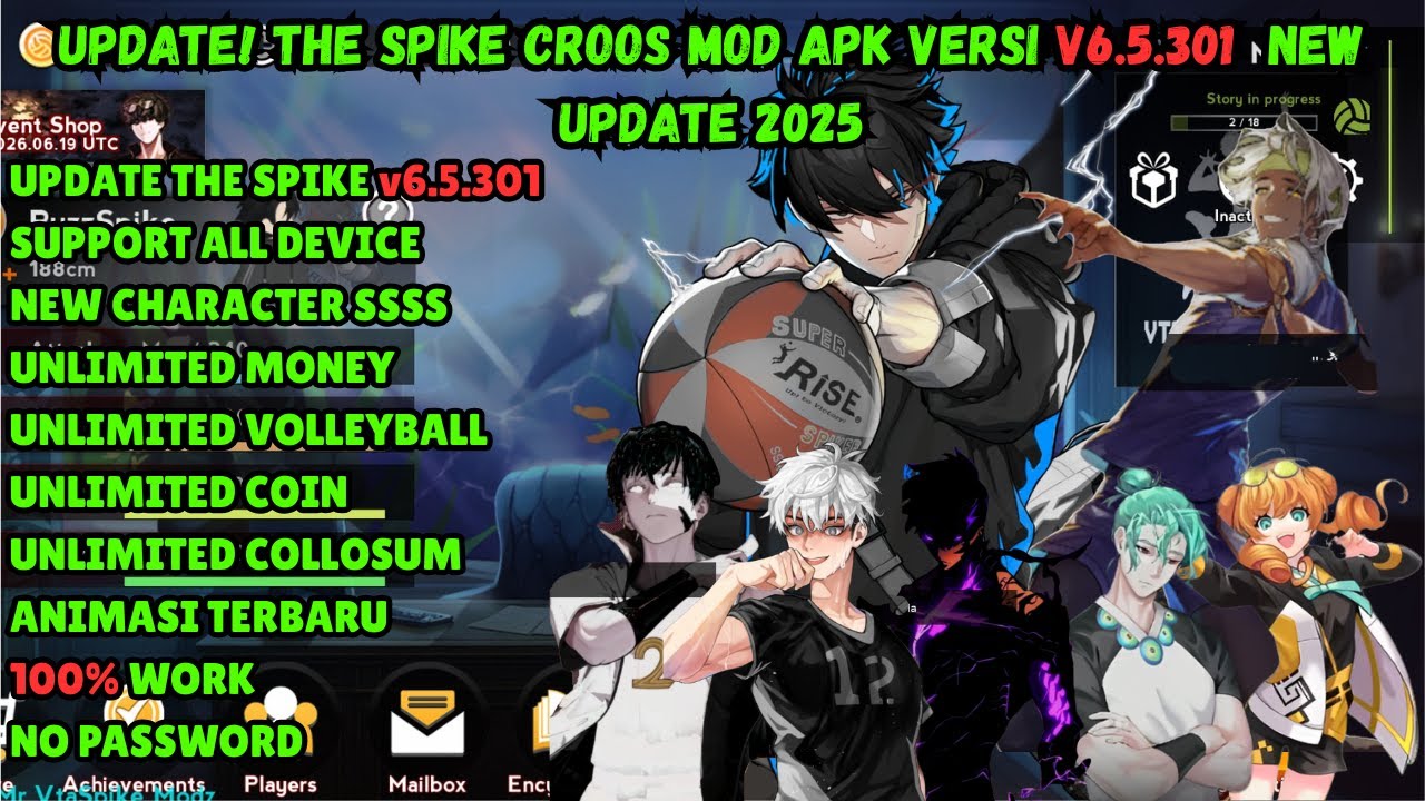 UPDATE! Download The Spike Cross V6.5.301 MOD APK (Unlock All