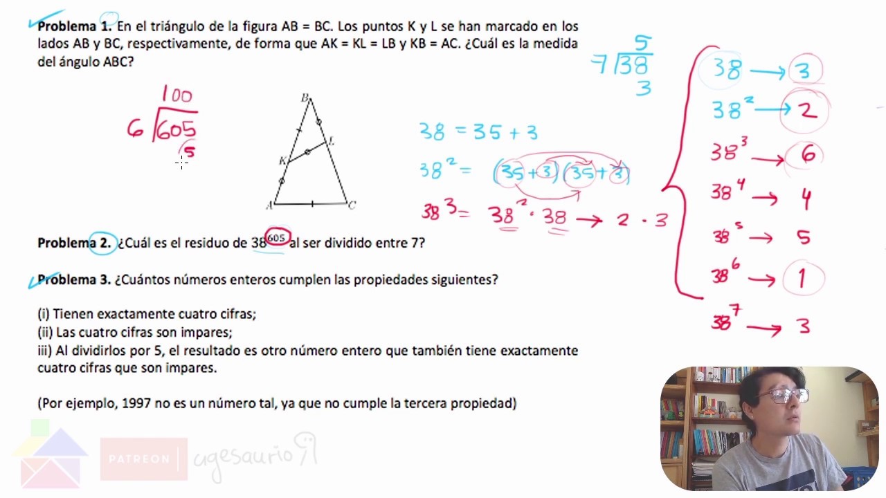 Olimpiada de Matemáticas: CPS2019-4, Secundaria 3 - YouTube