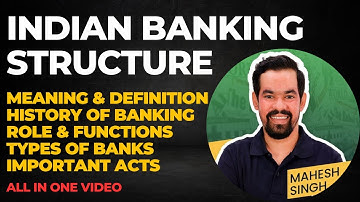 Indian Banking Structure | Indian Banking System in English | Meaning History Types Functions