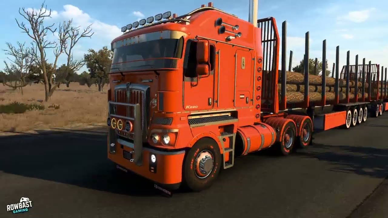 EXTREME WEATHER TRUCKING! K220 Hauling Like a Monster💪🚛🔥