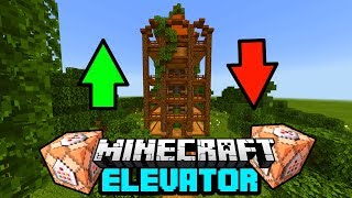 FAST, EASY Command Block ELEVATOR in Minecraft