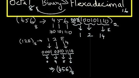💥Octal to Hexadecimal & Hexadecimal to Octal Conversion | Tamil