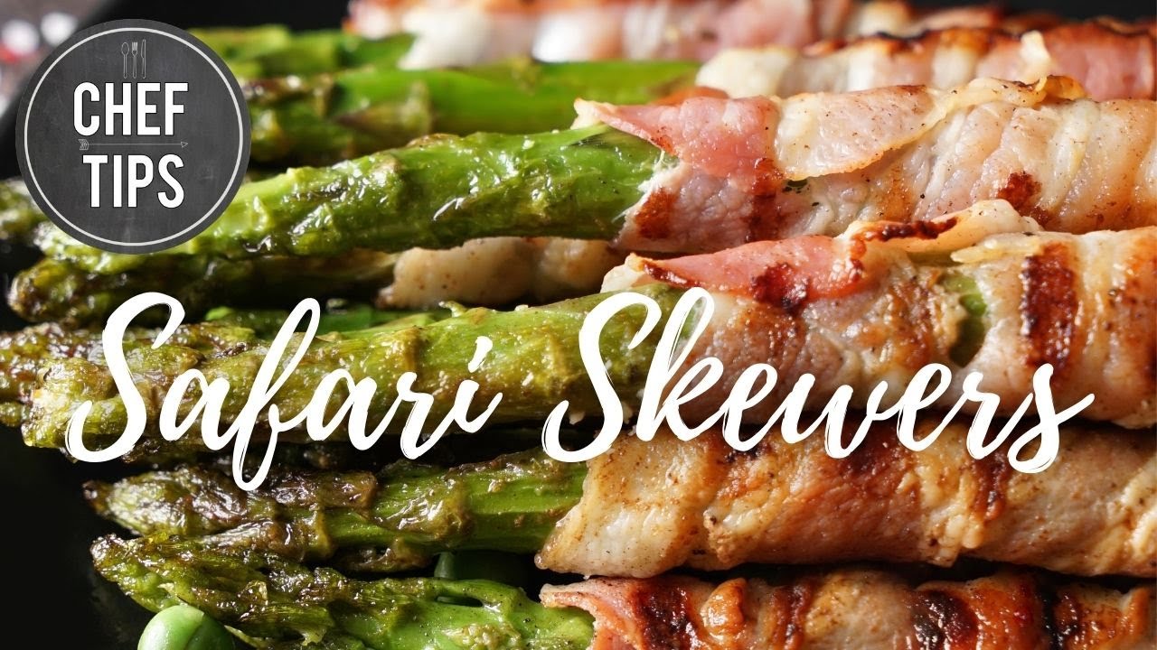 Bengal BBQ Safari Skewers - Bacon Wrapped Asparagus Recipe