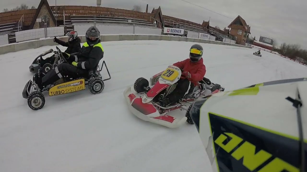 Kartingai žiemą, Smalininkai 2022 01 22 winter go karts