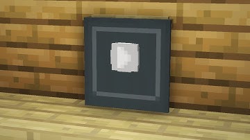 Minecraft | How to make a Youtube Silver Play Button Plaque (UPDATED)