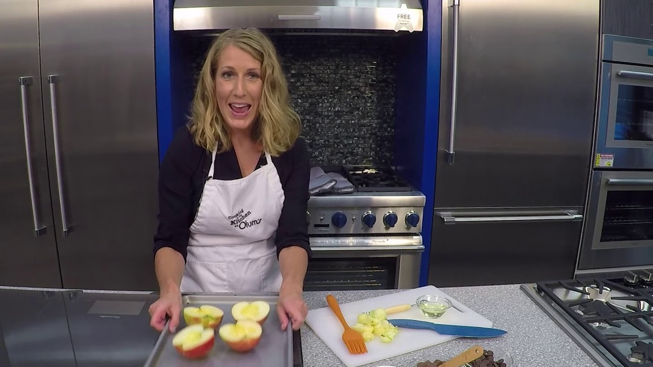 Baked Peanut Butter Apples