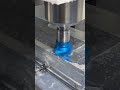 Фрезеровка алюминия на станине из полимер бетона фрезой 63 мм #cnc #mechanical #mechanic #cncmachine