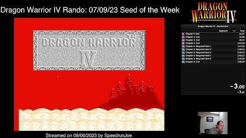 Dragon Warrior IV Randomizer: 07/09/23 Seed of the Week