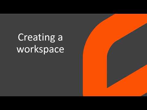 Web Planning Domain Basics 1 of 8 - Creating a workspace