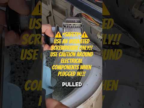 Roper Washer Not Washing Or Spinning--EASY FIX!!  #diy #washingmachine #repair #fyp #shorts