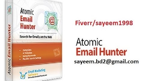 How to setup Atomic Email Hunter