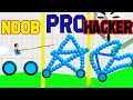 NOOB vs PRO vs HACKER - Draw Joust - New Voodoo game