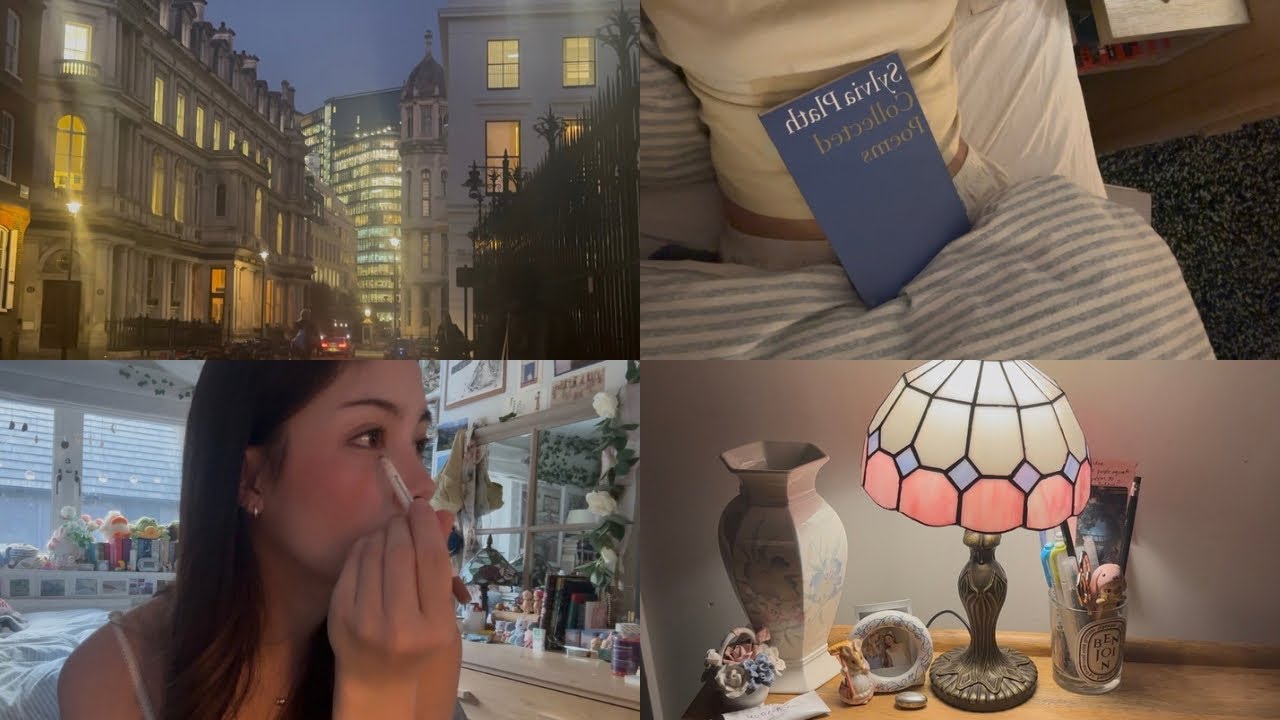 december vlog + makeup routine