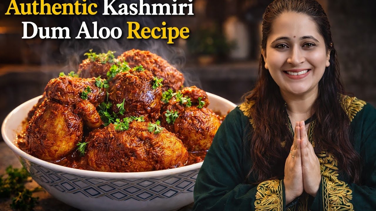 🥔 Authentic Kashmiri Dum Aloo (No Onion, No Garlic, No Tomatoes) kashmiri Pandit Style Easy Recipe