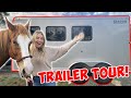 Brand New Horse Trailer Tour! | 3 Horse Bumper Pull