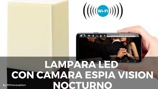 Mini Camara Espia oculta en Lampara Wifi Con luz Led 1080p screenshot 5
