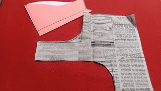 Blouse cutting and sleeve cutting tutorial video in hindi। ब्लाउज़ बनाना सीखें आसानी से हिंदी में।