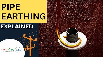 What is Pipe Earthing? A Complete Guide | Electrical Grounding Explained #LearnEngg #engineering