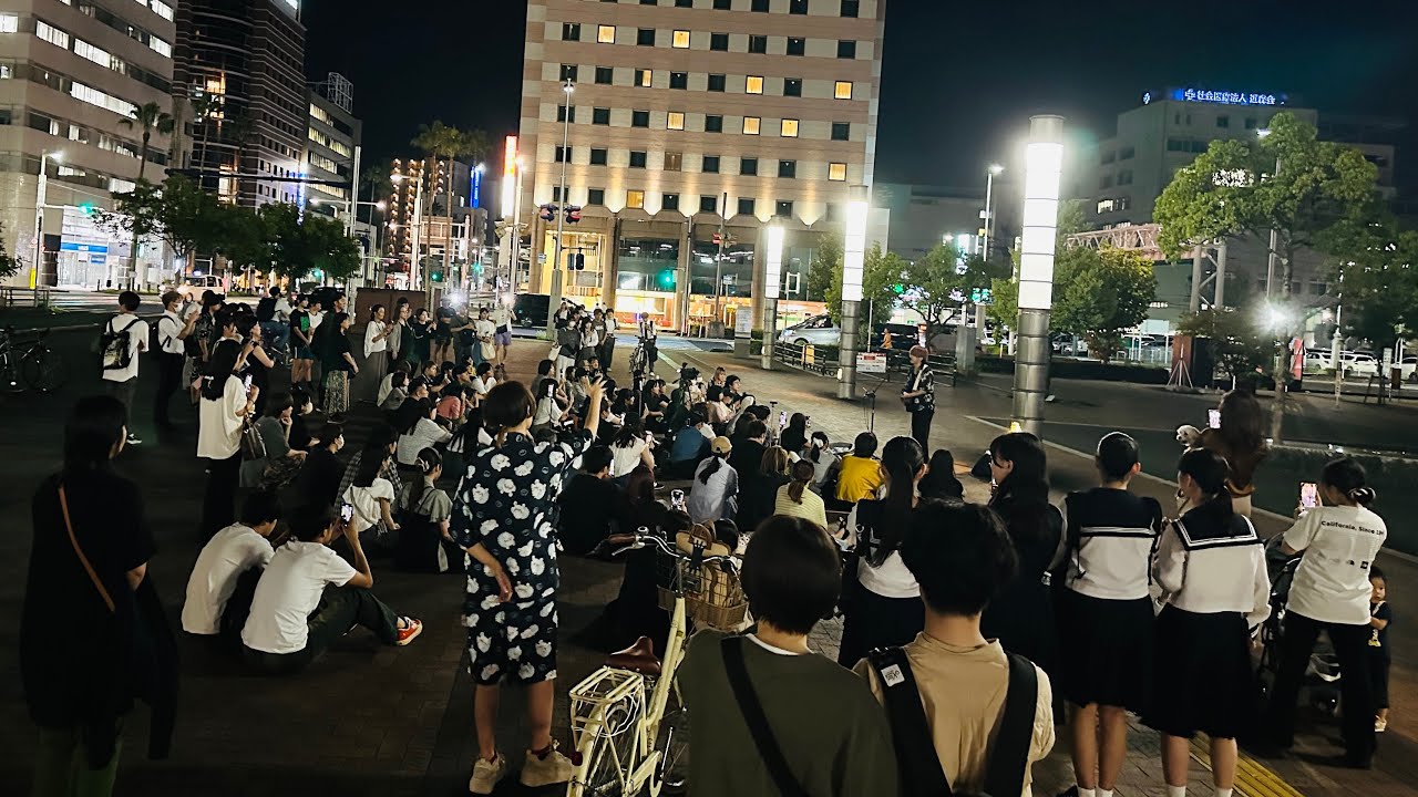 【 きゃない 】過去一更新！？【47都道府県おまコレ全部生身でツアー】高知県/高知駅南口路上ライブ2024.10.1(26/47×2日目)