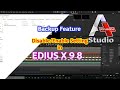 Edius Setting Project Backup Folder Disable Enable
