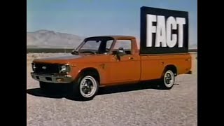 1980 Chevy LUV Pickup vs Toyota & Datsun Commercial