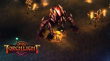 Ember Colossus - Torchlight : Boss fight : Very hard difficulty