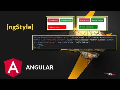 #19 Curso de Angular de básico a avanzado - Directiva ngStyle que es y como utilizarla | Designicode