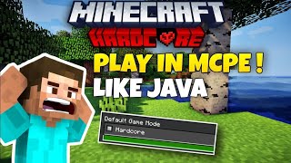 How To Apply Hardcore Mod In Minecraft Pocket Edition | MCPE Me Hardcore Mod Kaise Lagaye screenshot 1
