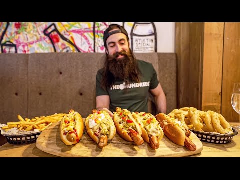 EVERYBODY'S UNBEATEN HOT DOG PLATTER CHALLENGE | BeardMeatsFood