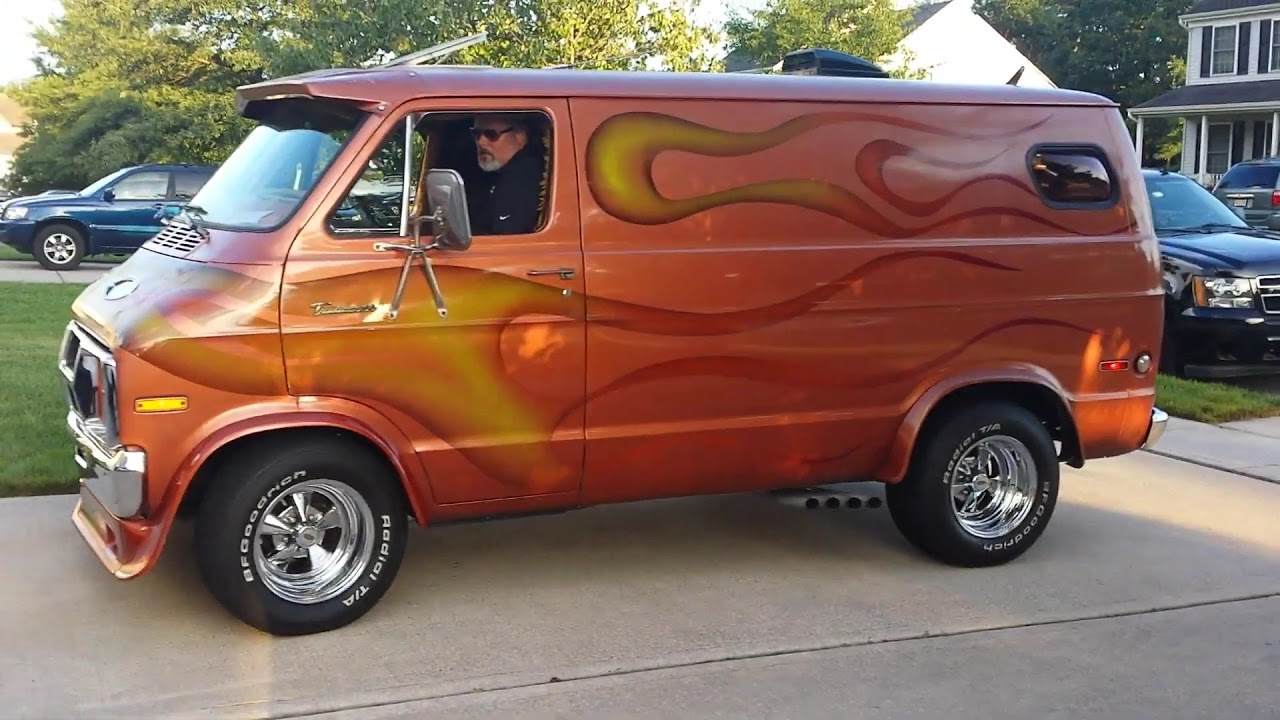 HotRodHarrys 1973 70s Dodge Custom 500hp Van Mopar (SOLD) - YouTube