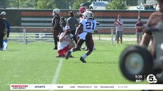 Denzel Ward returns to practice as he works through concussion protocol