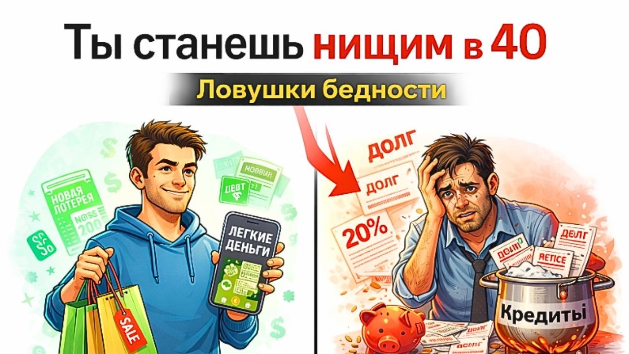 Не делай этого в 20 лет! Жестокая правда о деньгах