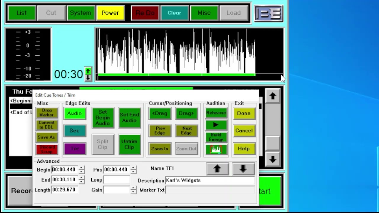 Introduction to recording in Audiovault