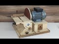 How to make disc sander machine  12 inch30cm  velcro sander  crtl disk zmpara